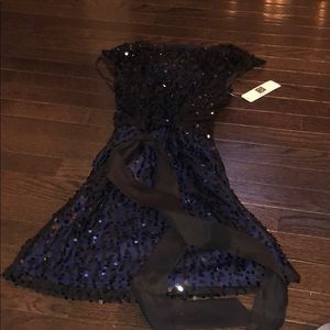 Black Sapphire Sequin Dress